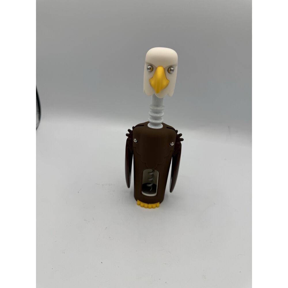 TrueZoo Bald Eagle Winged Corkscrew, Wine Opener Manual, Heavy Duty Stainless